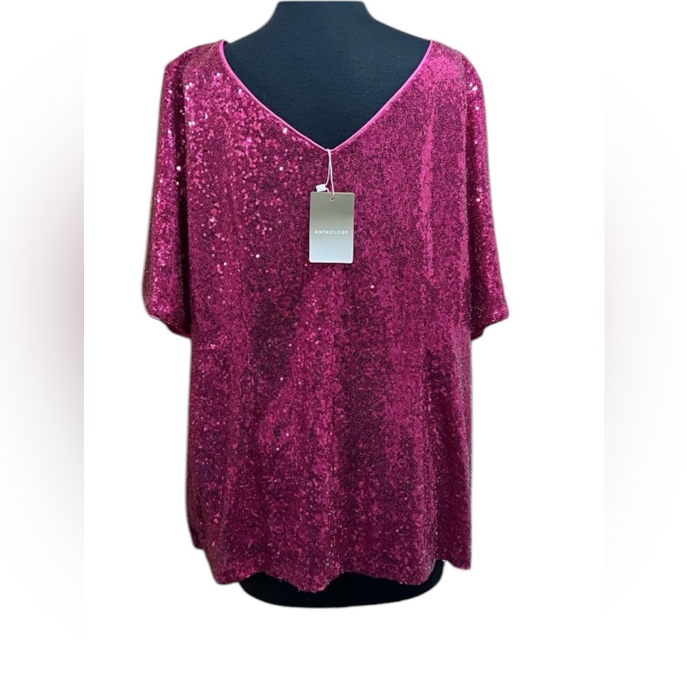 Anthology sequin blouse NWT - Picture 3 of 5